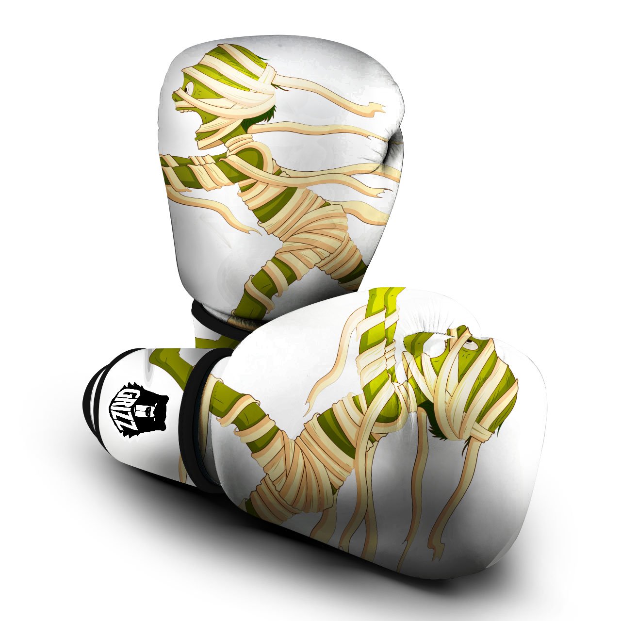 Mummy Running Print Boxing Gloves-grizzshop