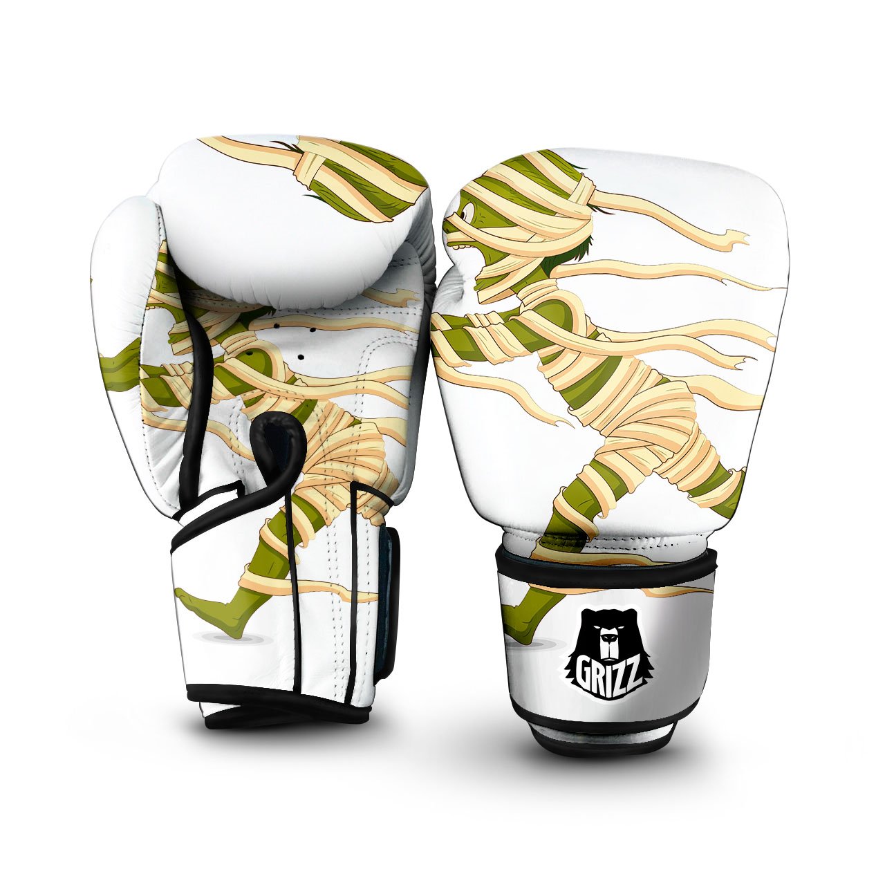 Mummy Running Print Boxing Gloves-grizzshop