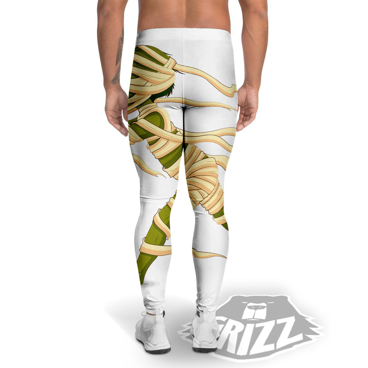 Mummy Running Print Men's Leggings-grizzshop