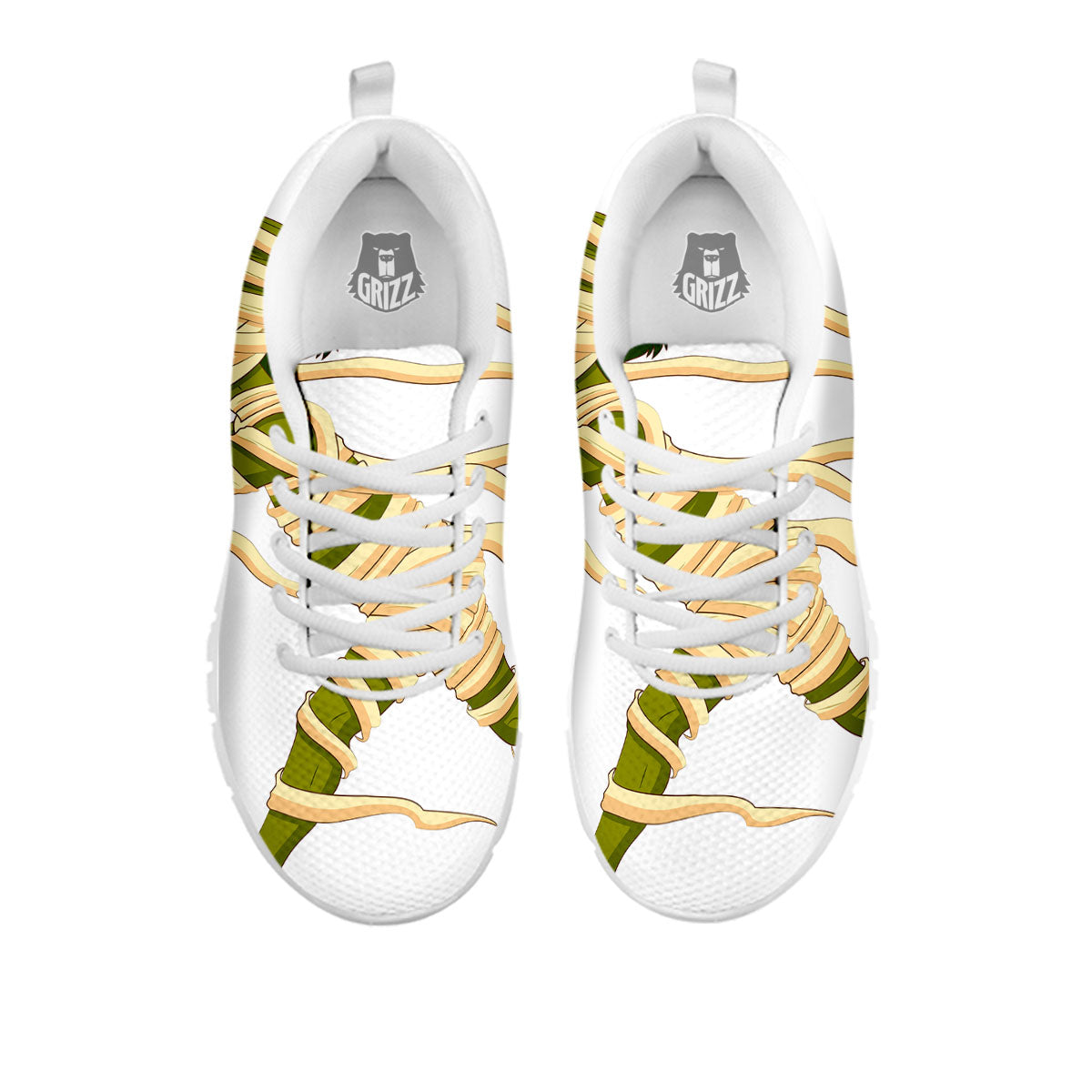 Mummy Running Print White Sneaker-grizzshop