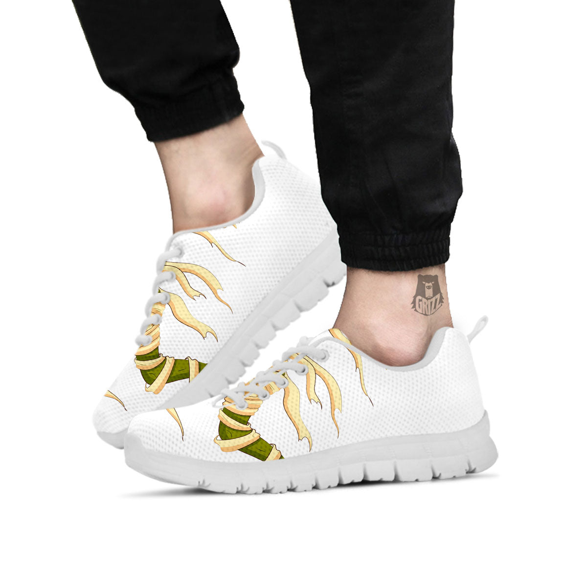 Mummy Running Print White Sneaker-grizzshop