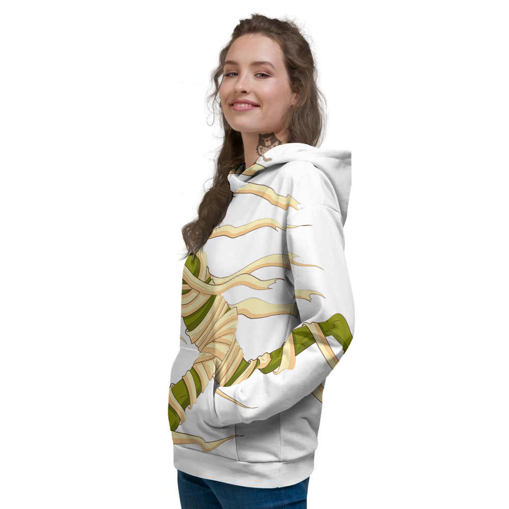 Mummy Running Print Women's Hoodie-grizzshop