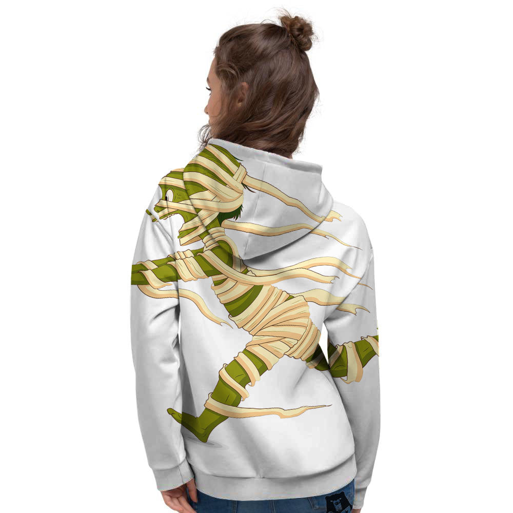 Mummy Running Print Women's Hoodie-grizzshop