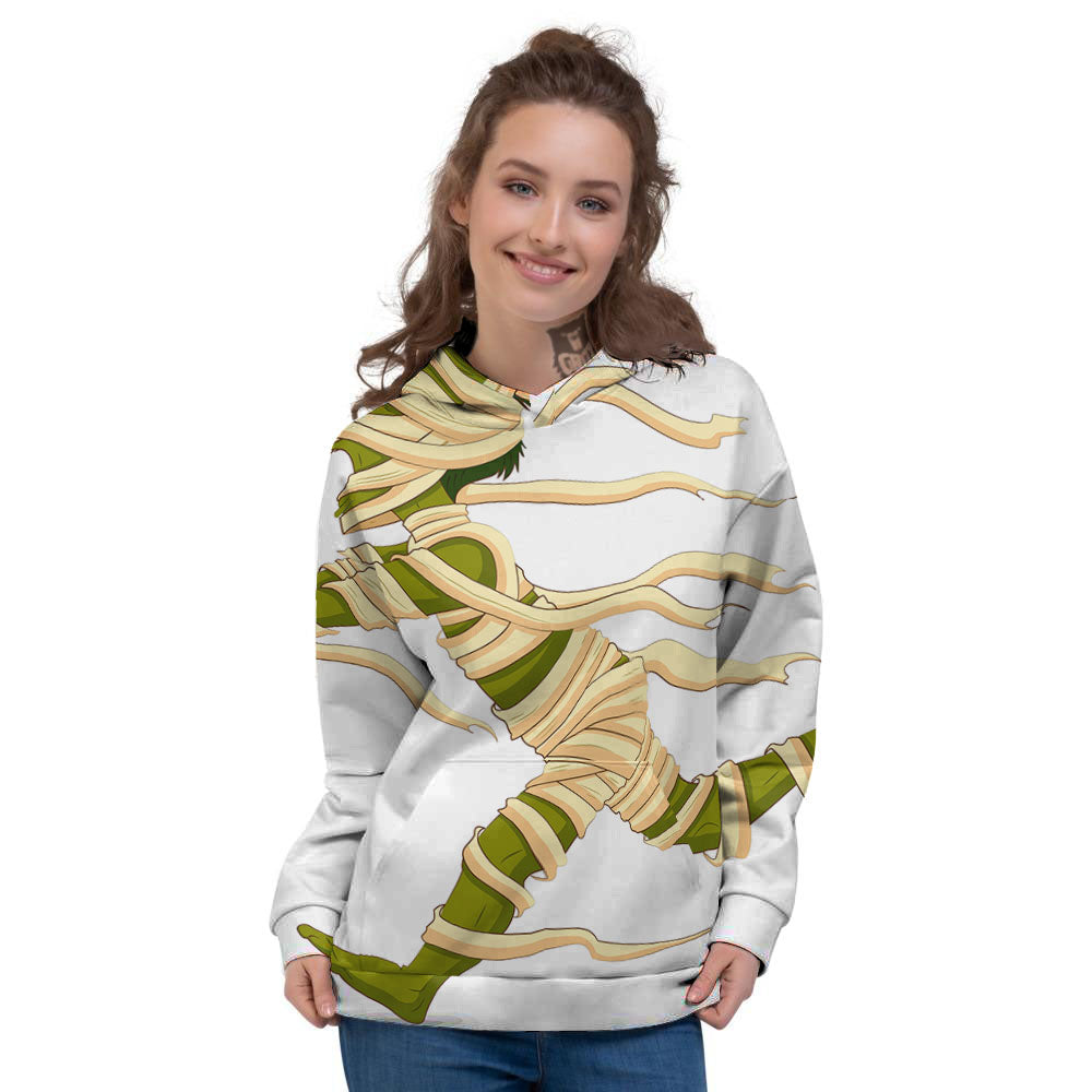 Mummy Running Print Women's Hoodie-grizzshop