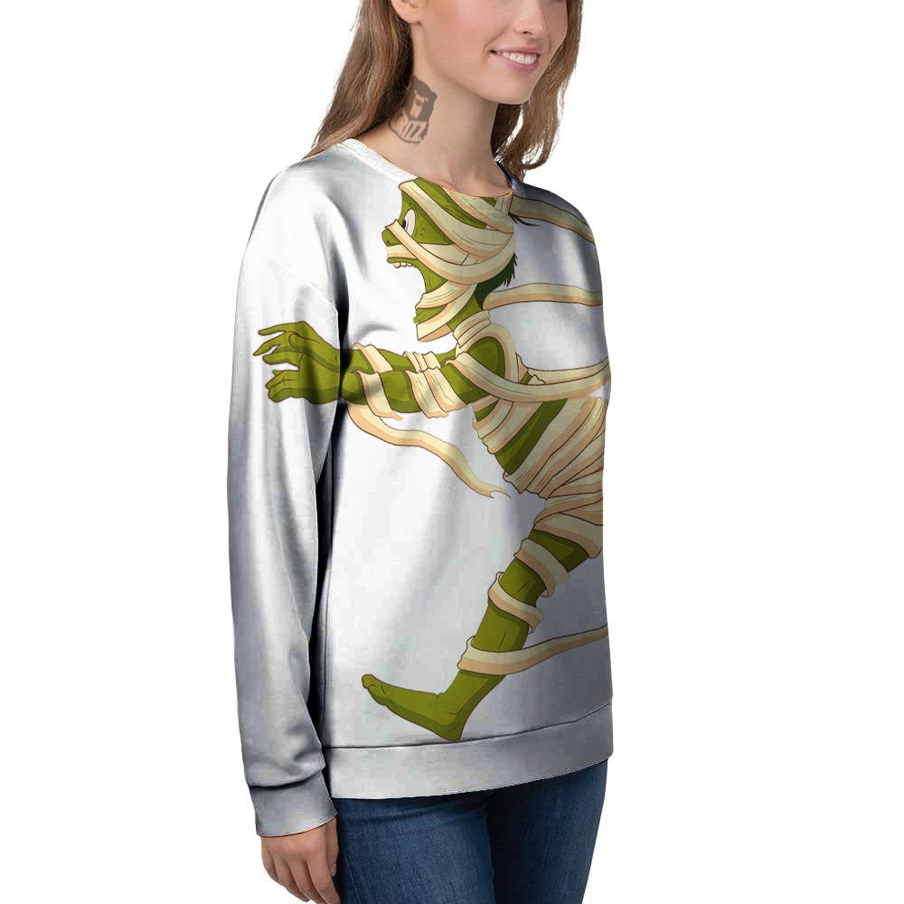 Mummy Running Print Women's Sweatshirt-grizzshop