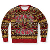 Muscle Rudolph the Red Nosed Gaindeer Ugly Christmas Sweater-grizzshop