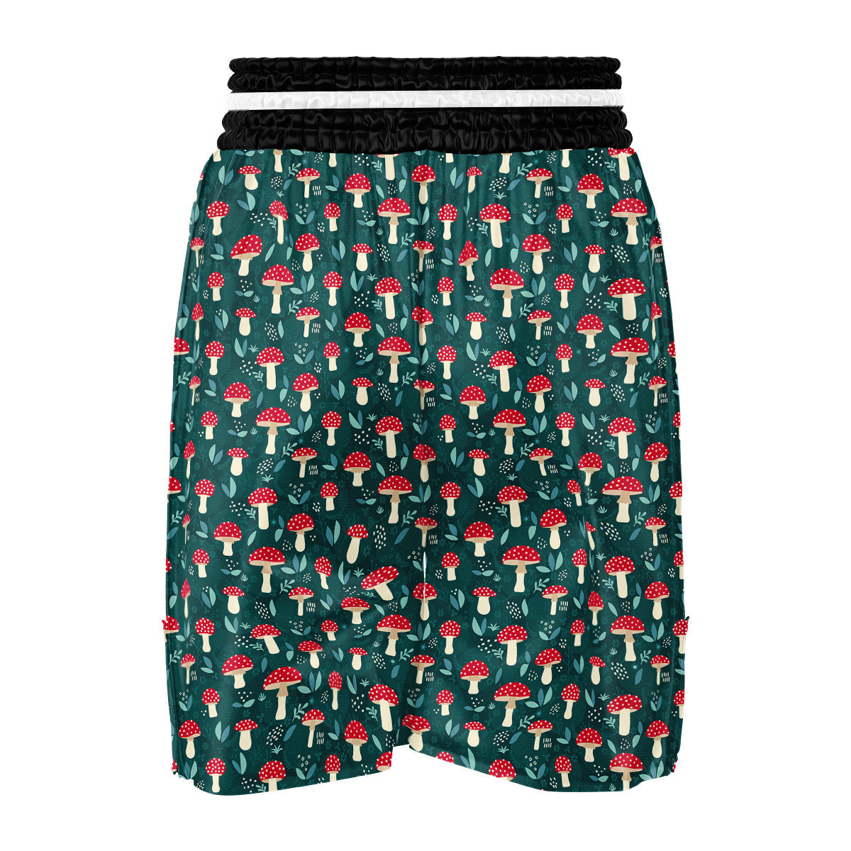Mushroom Cute Print Pattern Boxing Shorts-grizzshop