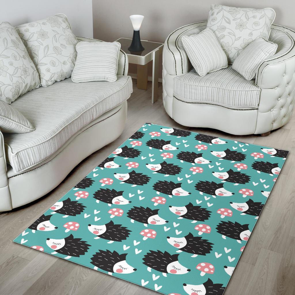 Mushroom Hedgehogs Floor Mat-grizzshop