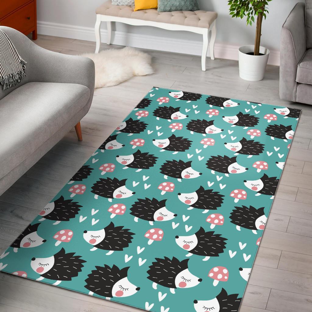 Mushroom Hedgehogs Floor Mat-grizzshop