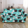 Mushroom Hedgehogs Loveseat Cover-grizzshop