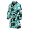 Mushroom Hedgehogs Men Long Robe-grizzshop