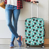 Mushroom Hedgehogs Pattern Print Luggage Cover Protector-grizzshop