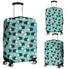 Mushroom Hedgehogs Pattern Print Luggage Cover Protector-grizzshop