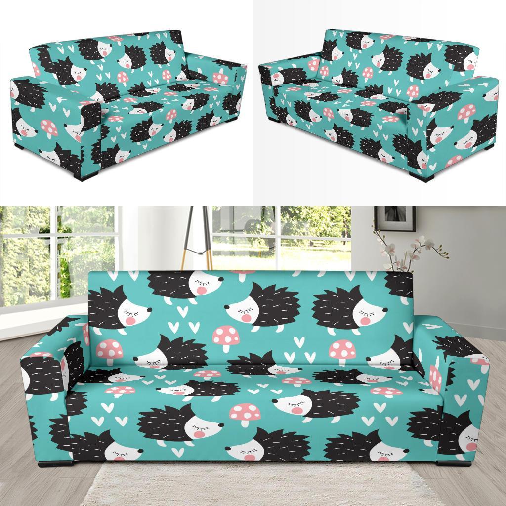 Mushroom Hedgehogs Sofa Covers-grizzshop