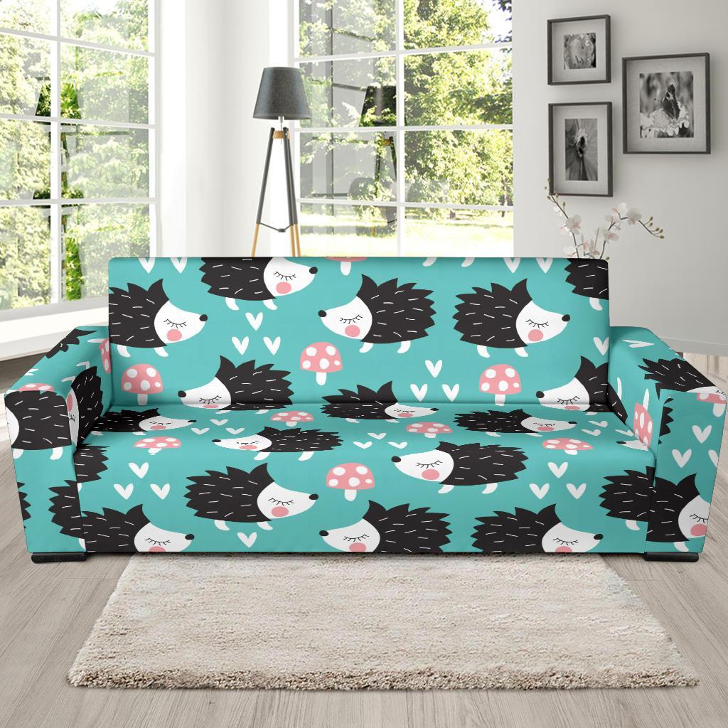 Mushroom Hedgehogs Sofa Covers-grizzshop