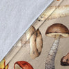 Mushroom Pattern Print Blanket-grizzshop