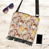 Mushroom Pattern Print Crossbody Bags-grizzshop