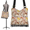 Mushroom Pattern Print Crossbody Bags-grizzshop