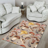 Mushroom Pattern Print Floor Mat-grizzshop