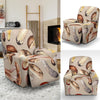 Mushroom Pattern Print Recliner Cover-grizzshop