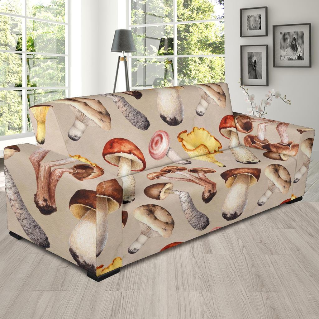 Mushroom Pattern Print Sofa Covers-grizzshop