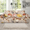 Mushroom Pattern Print Sofa Covers-grizzshop