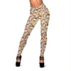 Mushroom Pattern Print Women Leggings-grizzshop