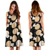 Mushroom Print Pattern Dress-grizzshop