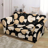 Mushroom Print Pattern Loveseat Cover-grizzshop