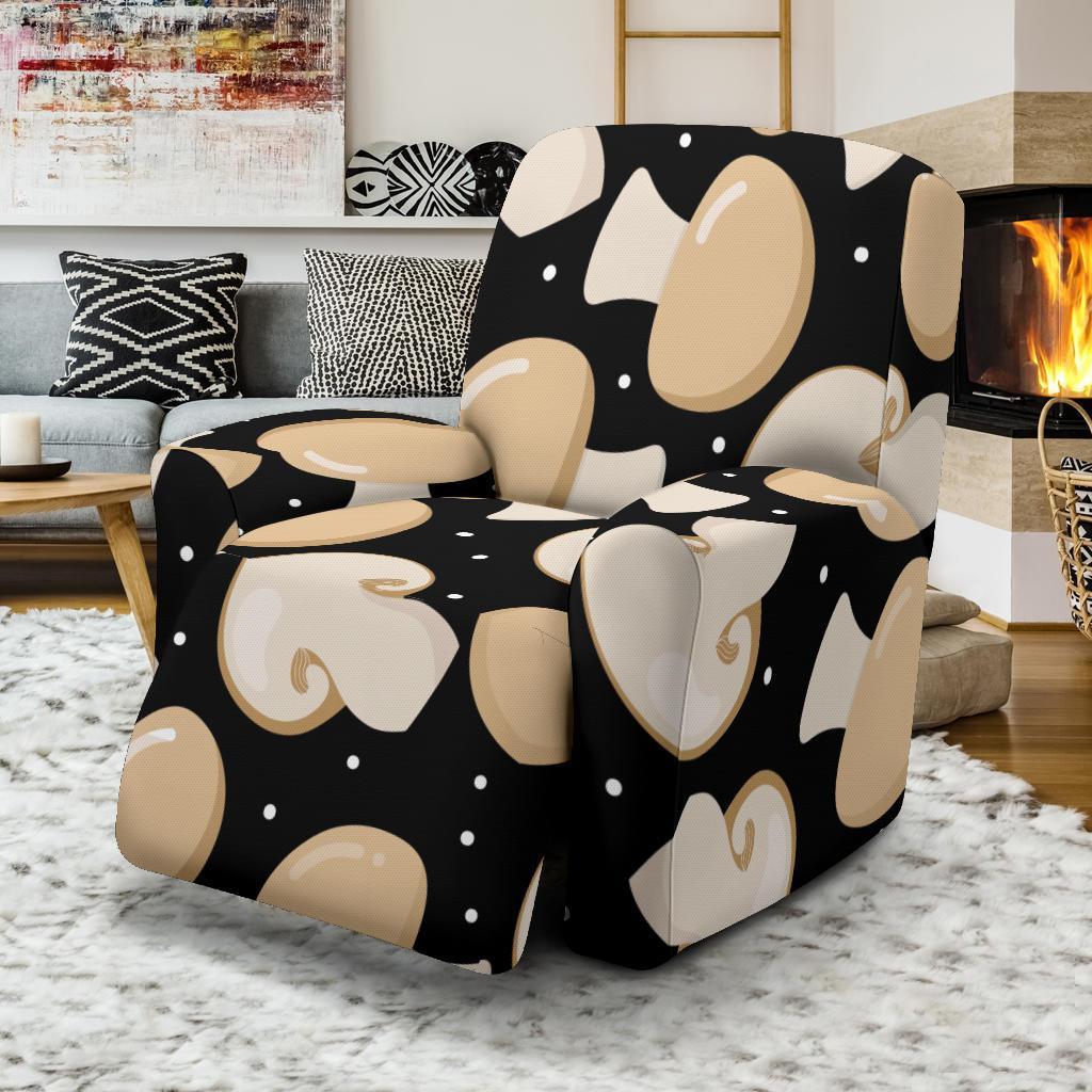 Mushroom Print Pattern Recliner Cover-grizzshop