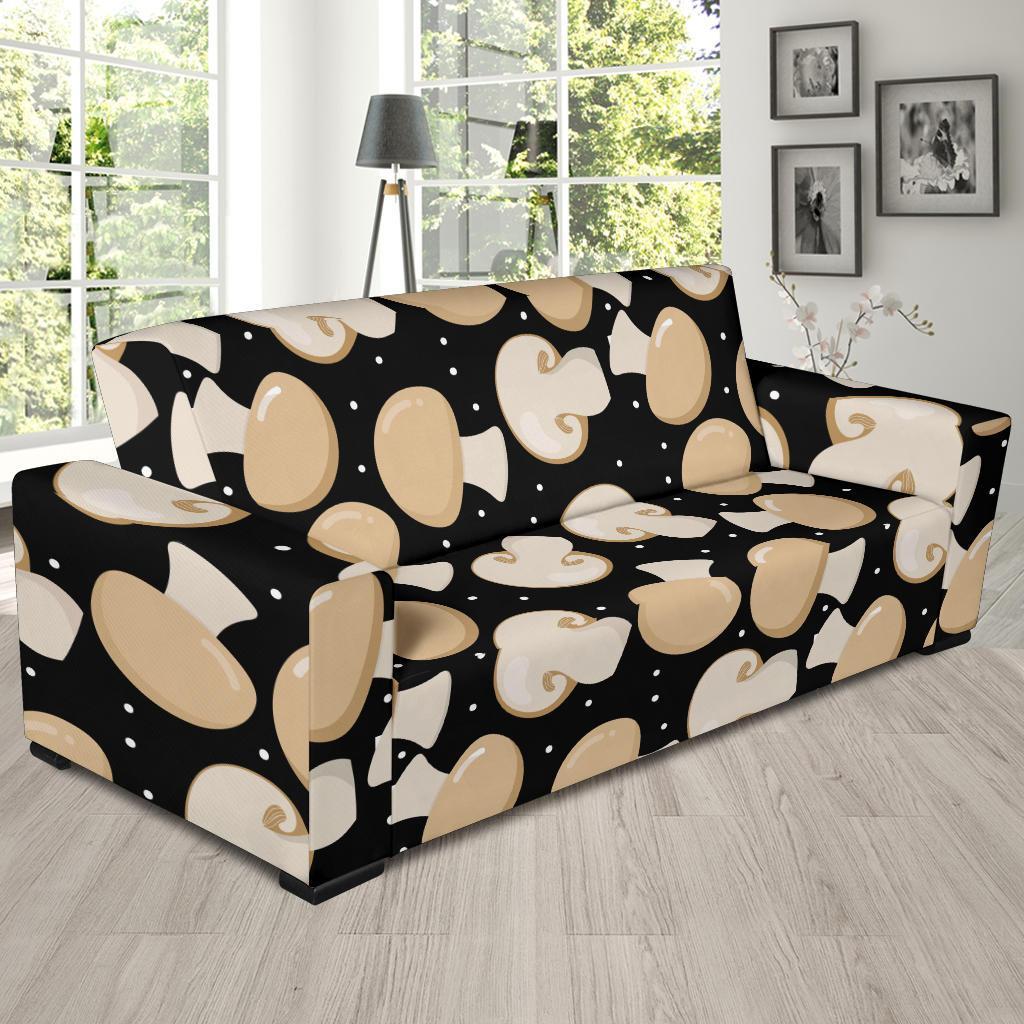 Mushroom Print Pattern Sofa Covers-grizzshop