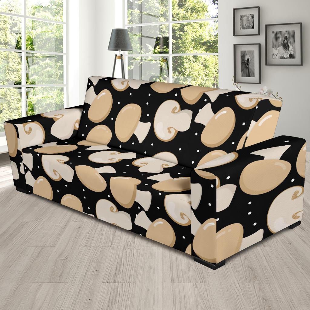 Mushroom Print Pattern Sofa Covers-grizzshop