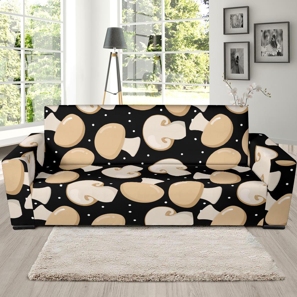 Mushroom Print Pattern Sofa Covers-grizzshop