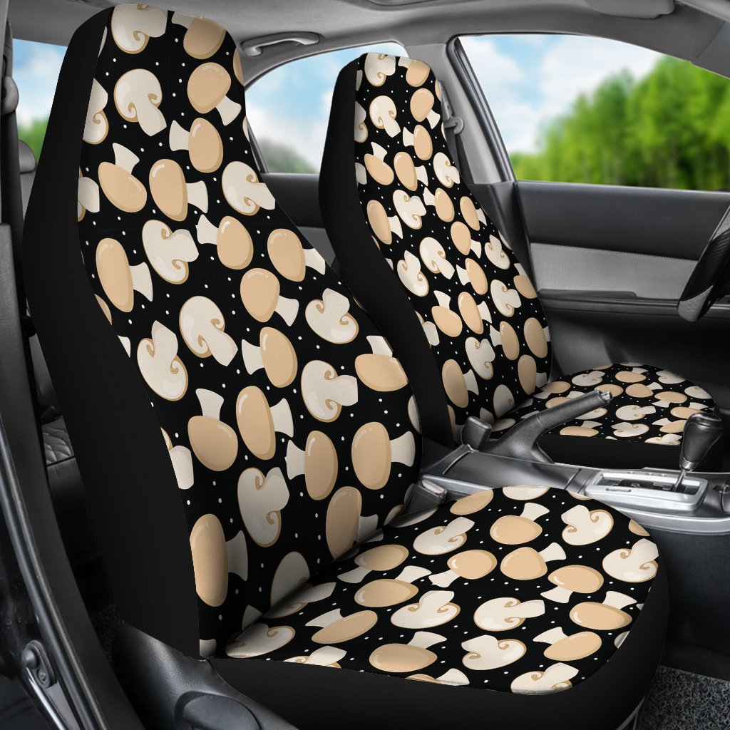 Mushroom Print Pattern Universal Fit Car Seat Cover-grizzshop