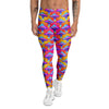 Mushroom Psychedelic Hippie Print Pattern Men's Leggings-grizzshop