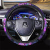 Mushroom Psychedelic Print Pattern Car Steering Wheel Cover-grizzshop