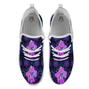 Mushroom Psychedelic Print Pattern White Athletic Shoes-grizzshop