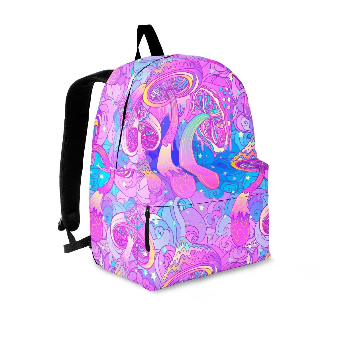 Mushroom Psychedelic Trippy Backpack-grizzshop