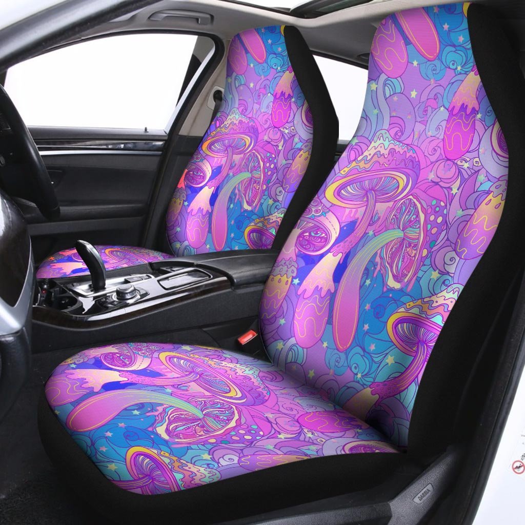 Mushroom Psychedelic Trippy Car Seat Covers-grizzshop