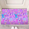 Mushroom Psychedelic Trippy Door Mat-grizzshop