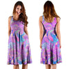 Mushroom Psychedelic Trippy Dress-grizzshop