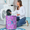 Mushroom Psychedelic Trippy Laundry Basket-grizzshop