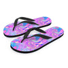 Mushroom Psychedelic Trippy Men's Flip Flops-grizzshop