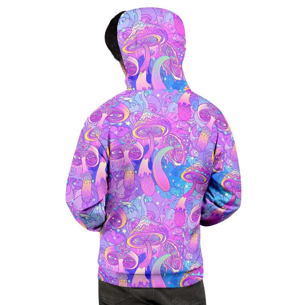 Mushroom Psychedelic Trippy Men's Hoodie-grizzshop