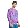 Mushroom Psychedelic Trippy Men's Sweatshirt-grizzshop