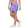 Mushroom Psychedelic Trippy Mini Skirt-grizzshop