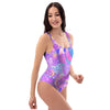 Mushroom Psychedelic Trippy One Piece Swimsuite-grizzshop