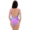 Mushroom Psychedelic Trippy One Piece Swimsuite-grizzshop