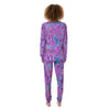 Mushroom Psychedelic Trippy Women's Pajamas-grizzshop