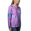 Mushroom Psychedelic Trippy Women's Sweatshirt-grizzshop